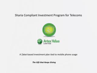 Sharia Compliant Investment Program for Telecoms