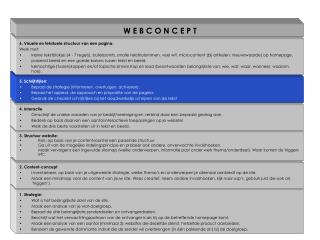 1. Strategie: Wat is het belangrijkste doel van de site. Maak een analyse van je wat-doelgroep.