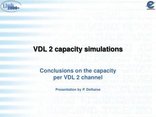 VDL 2 capacity simulations