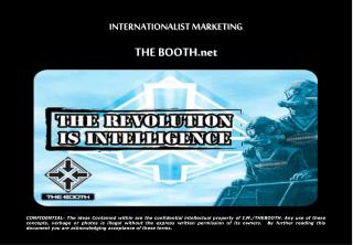 INTERNATIONALIST MARKETING THE BOOTH