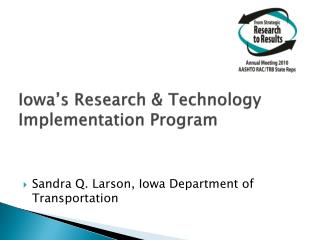Iowa’s Research &amp; Technology Implementation Program