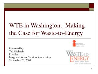 WTE in Washington: Making the Case for Waste-to-Energy