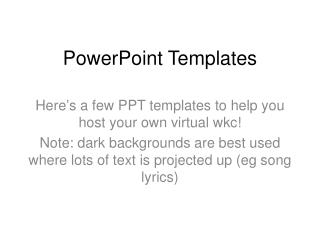 PowerPoint Templates