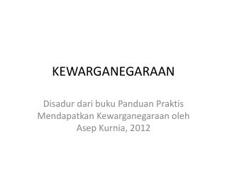 KEWARGANEGARAAN