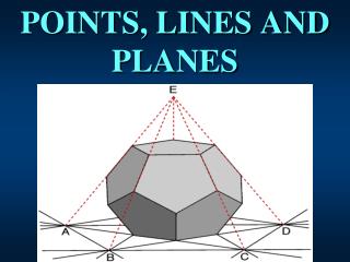 POINTS, LINES AND PLANES