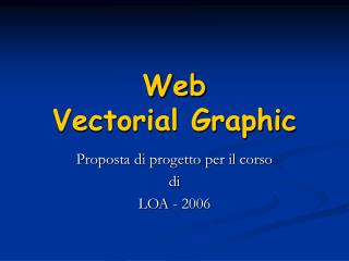 Web Vectorial Graphic