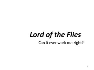 Lord of the Flies