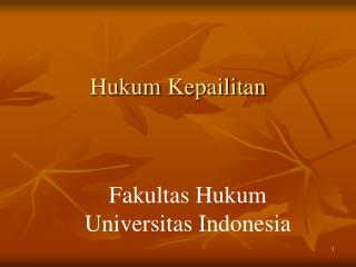 Hukum Kepailitan