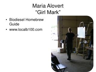 Maria Alovert “Girl Mark”