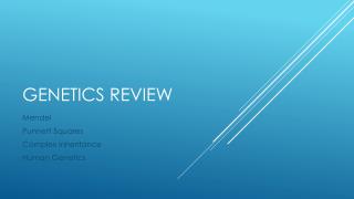 Genetics Review