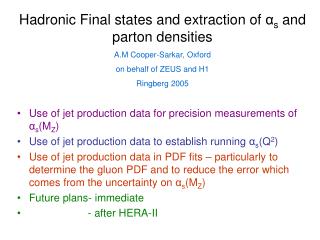 Use of jet production data for precision measurements of α s (M Z )