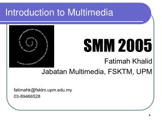 Introduction to Multimedia