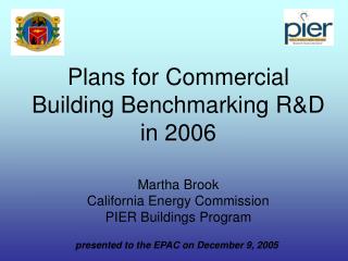 presented to the EPAC on December 9, 2005