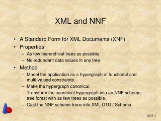 XML and NNF