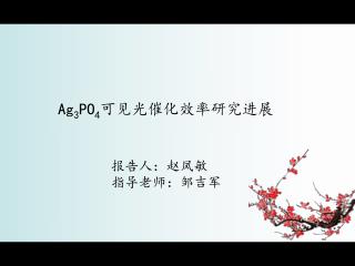 Ag 3 PO 4 可见光催化效率研究进展