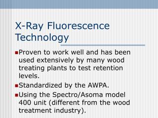 X-Ray Fluorescence Technology