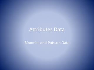 Attributes Data