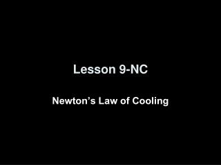 Lesson 9-NC