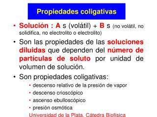 Propiedades coligativas