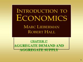 CHAPTER 17 AGGREGATE DEMAND AND AGGREGATE SUPPLY