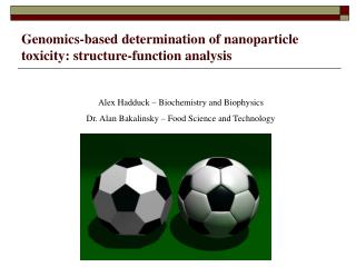 Genomics-based determination of nanoparticle toxicity: structure-function analysis