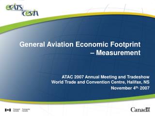 General Aviation Economic Footprint – Measurement