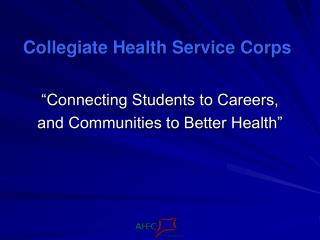 Collegiate Health Service Corps