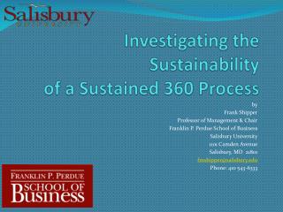 Investigating the Sustainability of a Sustained 360 Process