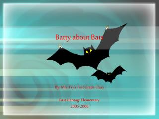 Batty about Bats