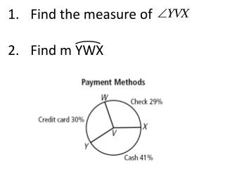 Find the measure of Find m YWX