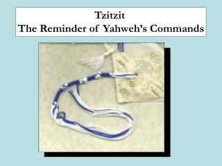 Tzitzit The Reminder of Yahweh’s Commands