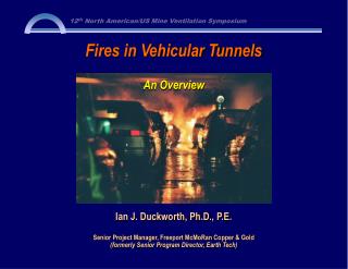 Fires in Vehicular Tunnels