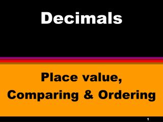 Decimals