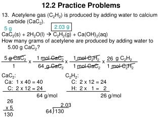 12.2 Practice Problems