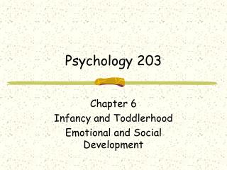 Psychology 203