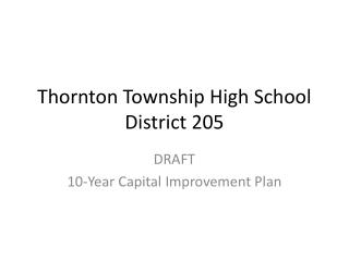 Thornton Township High School District 205