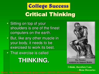 Critical Thinking