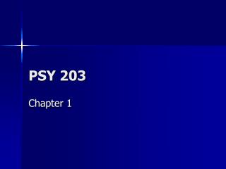 PSY 203