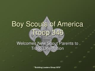 Boy Scouts of America Troop 346