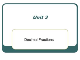 Unit 3