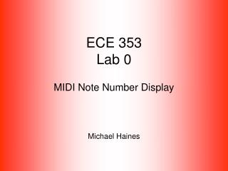 ECE 353 Lab 0