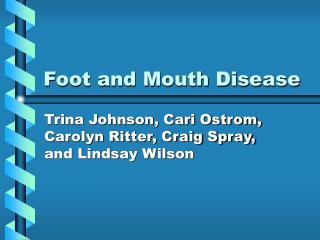 Foot and Mouth Disease