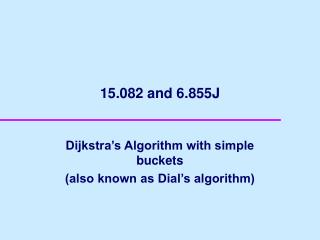 15.082 and 6.855J