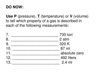 Combine gas law