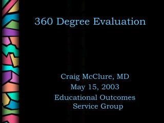 360 Degree Evaluation
