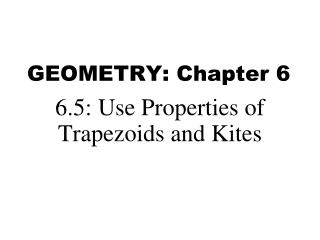 GEOMETRY: Chapter 6