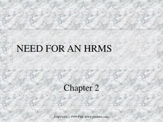 NEED FOR AN HRMS