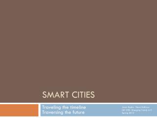 Smart Cities