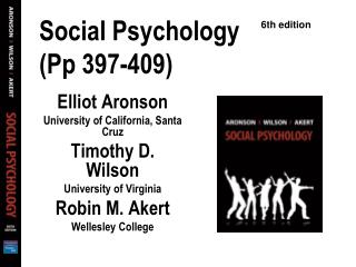 Social Psychology (Pp 397-409)