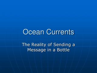 Ocean Currents